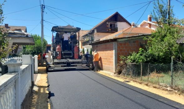 Asfaltirane Mileševska i Venčačka ulica u Sušici