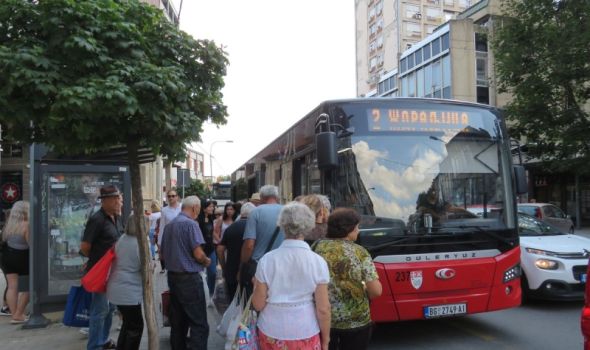 Privremena izmena trase dve linije gradskog prevoza