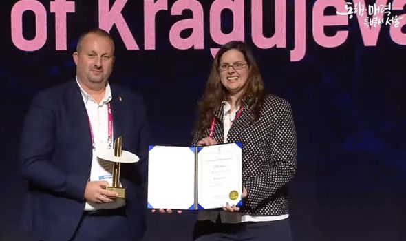 Gradu Kragujevcu nagrada na konkursu "Seoul Smart City Prize"